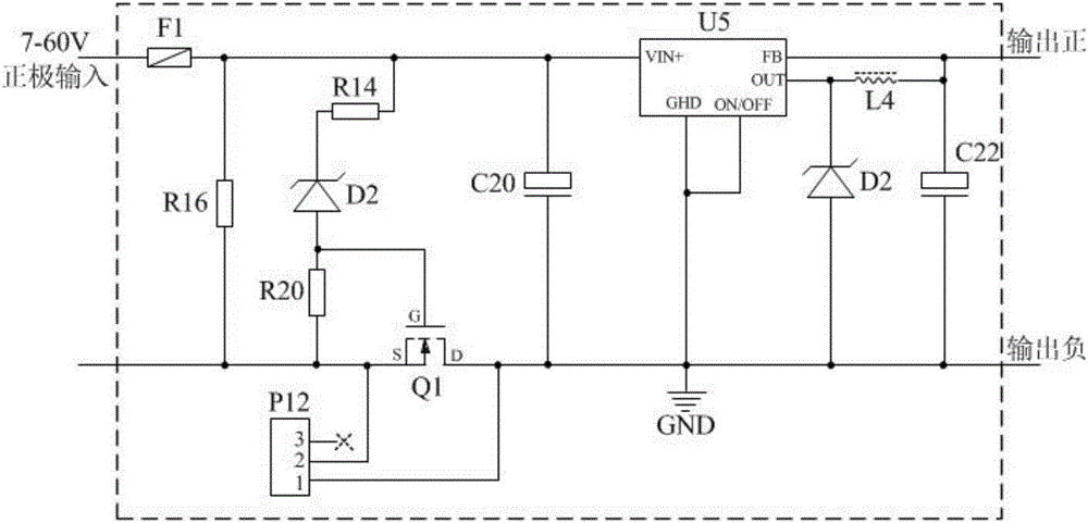 Standard POE and mandatory non-standard POE integrated powered power supply circuit