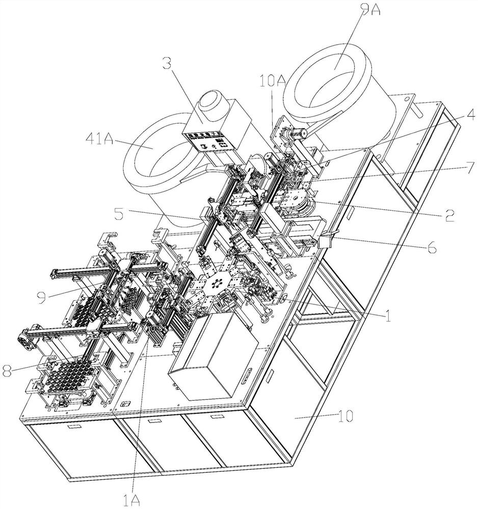 A fully automatic heating element assembly equipment