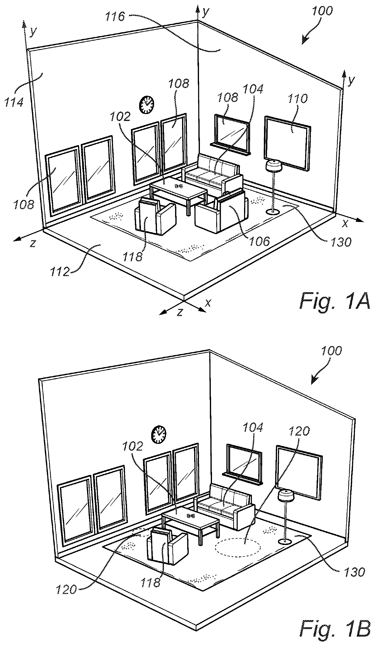 Method, device and computer program for generating a virtual scene of objects