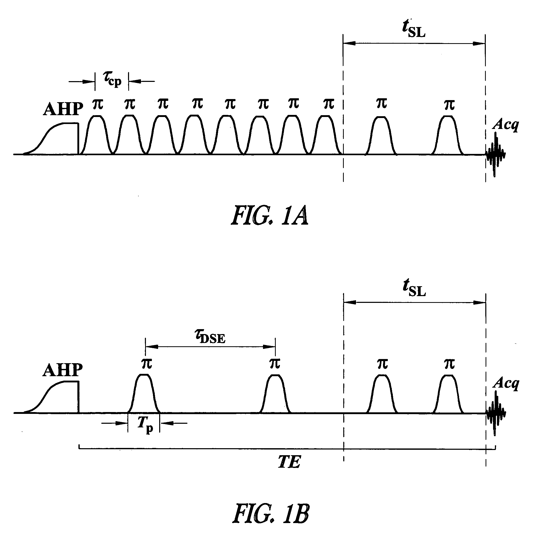 Contrast from rotating frame relaxation by adiabatic pulses