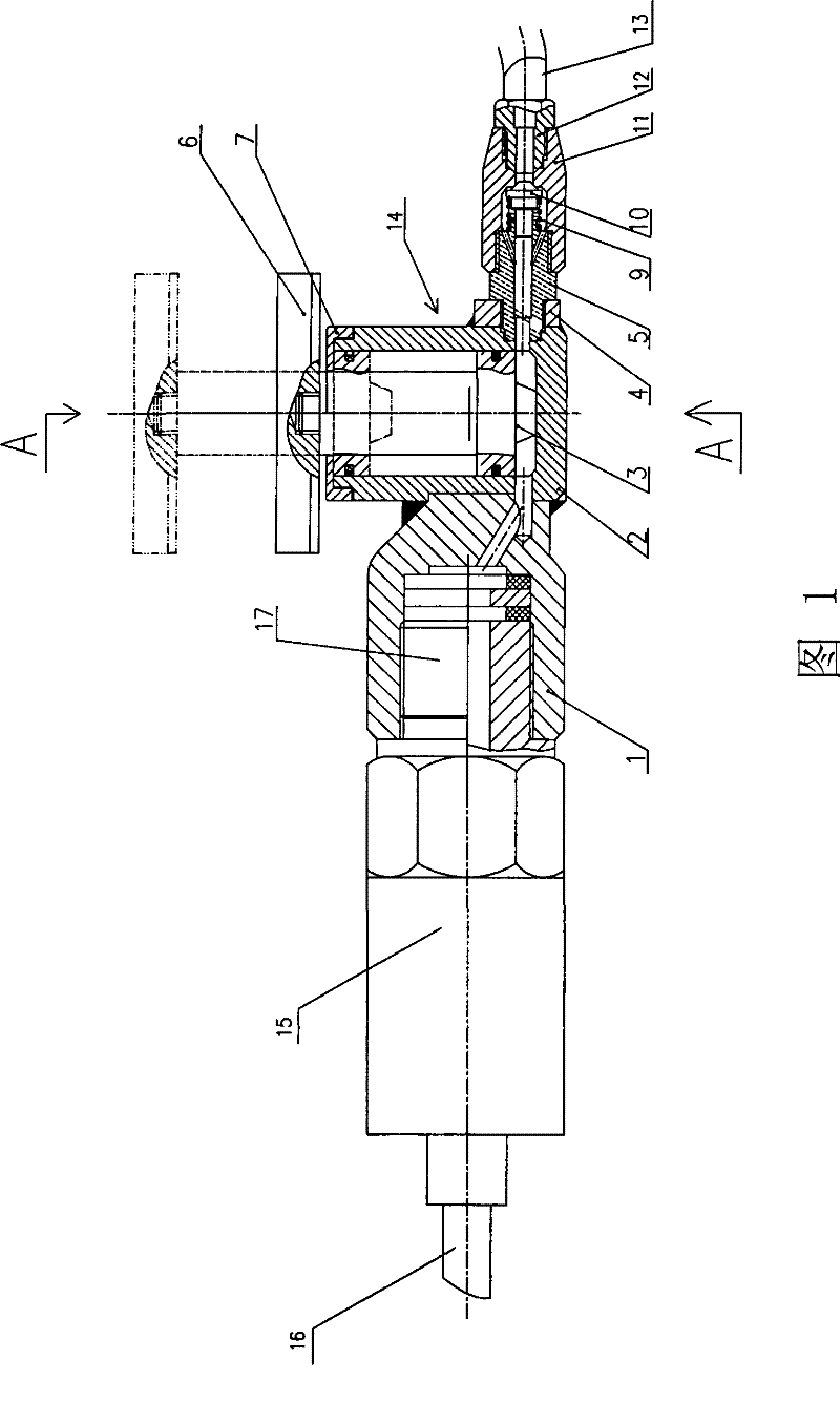 Drilling stress meter for one-hole multiple measuring points