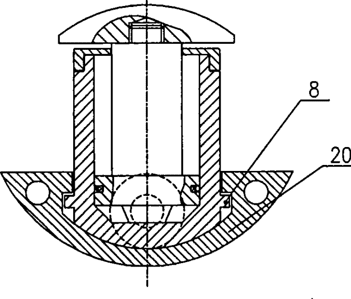 Drilling stress meter for one-hole multiple measuring points