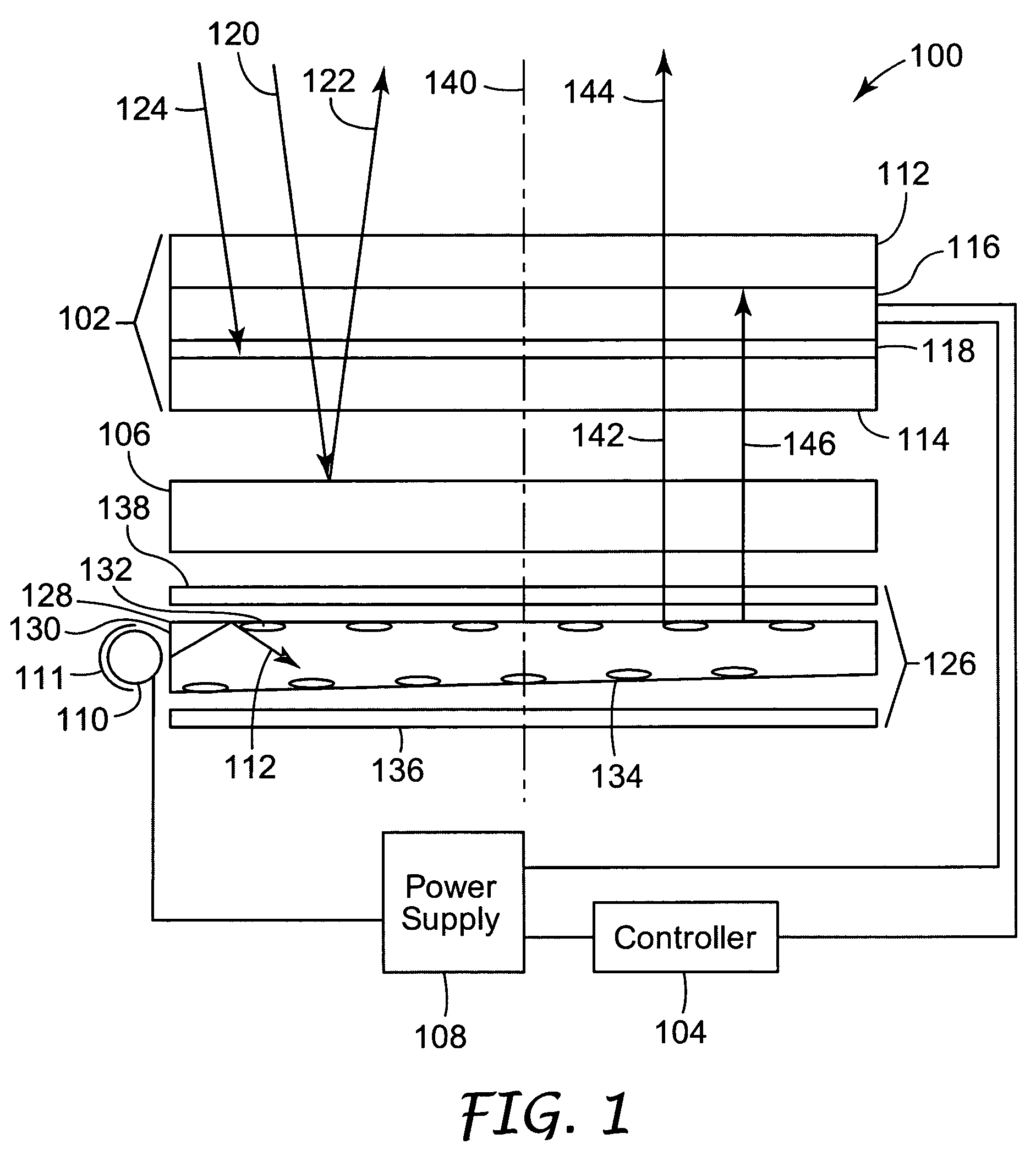 Structured transflectors for enhanced ambient and backlight operation of transmissive liquid crystal displays