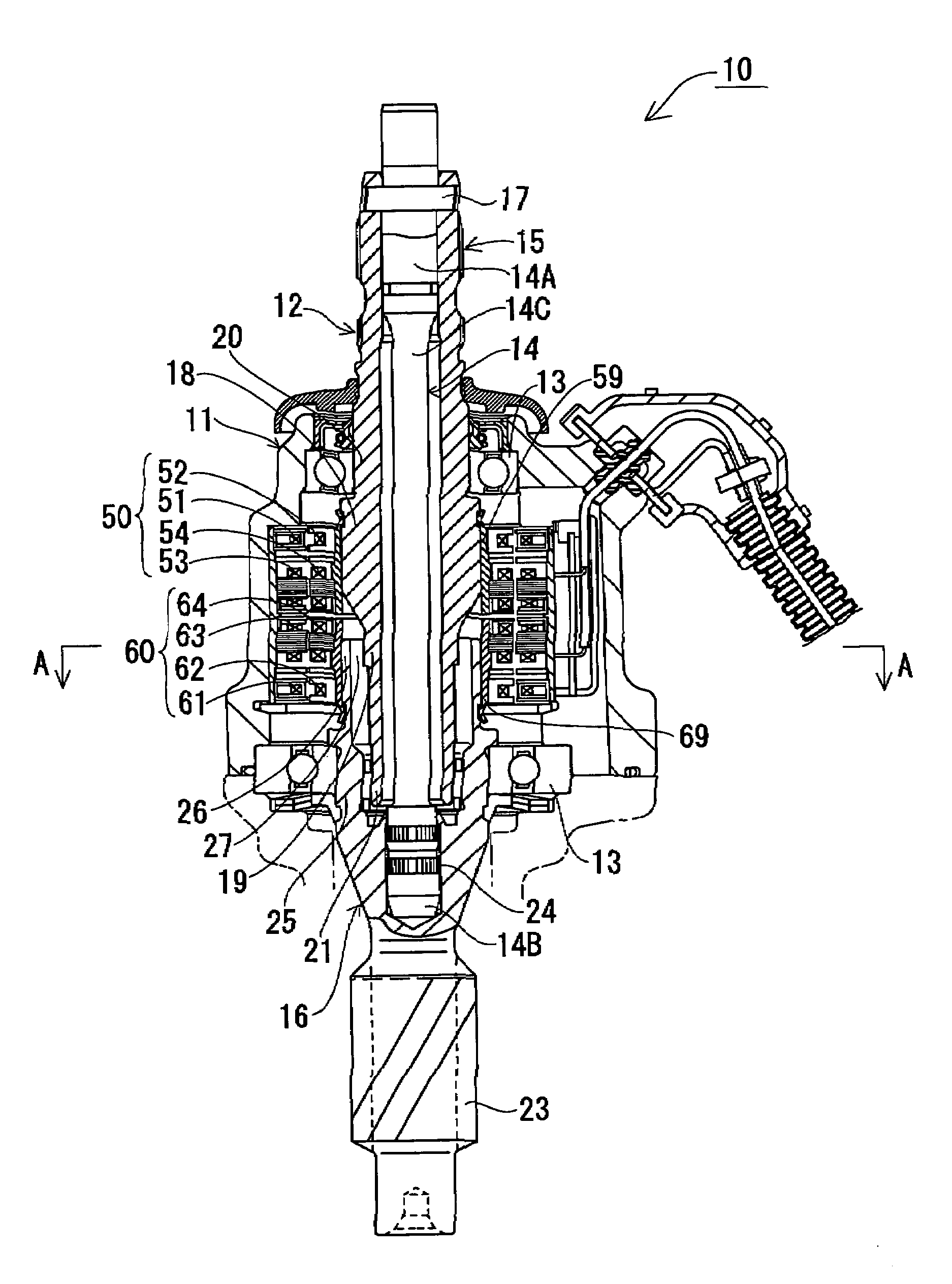 Torque sensor and electric steering device using the same