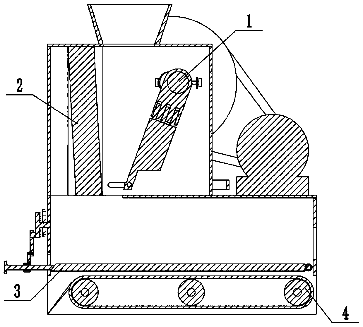 Building concrete recycling equipment,