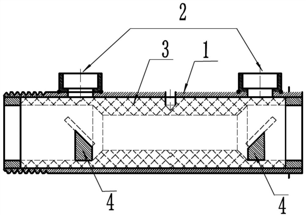 Correctable ultrasonic flowmeter