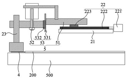 A handling device, wafer processing equipment, and wafer concentricity adjustment method