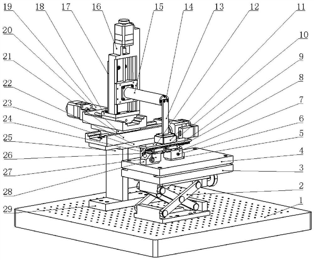 Stress distribution measuring device and method based on ultrasonic side waves