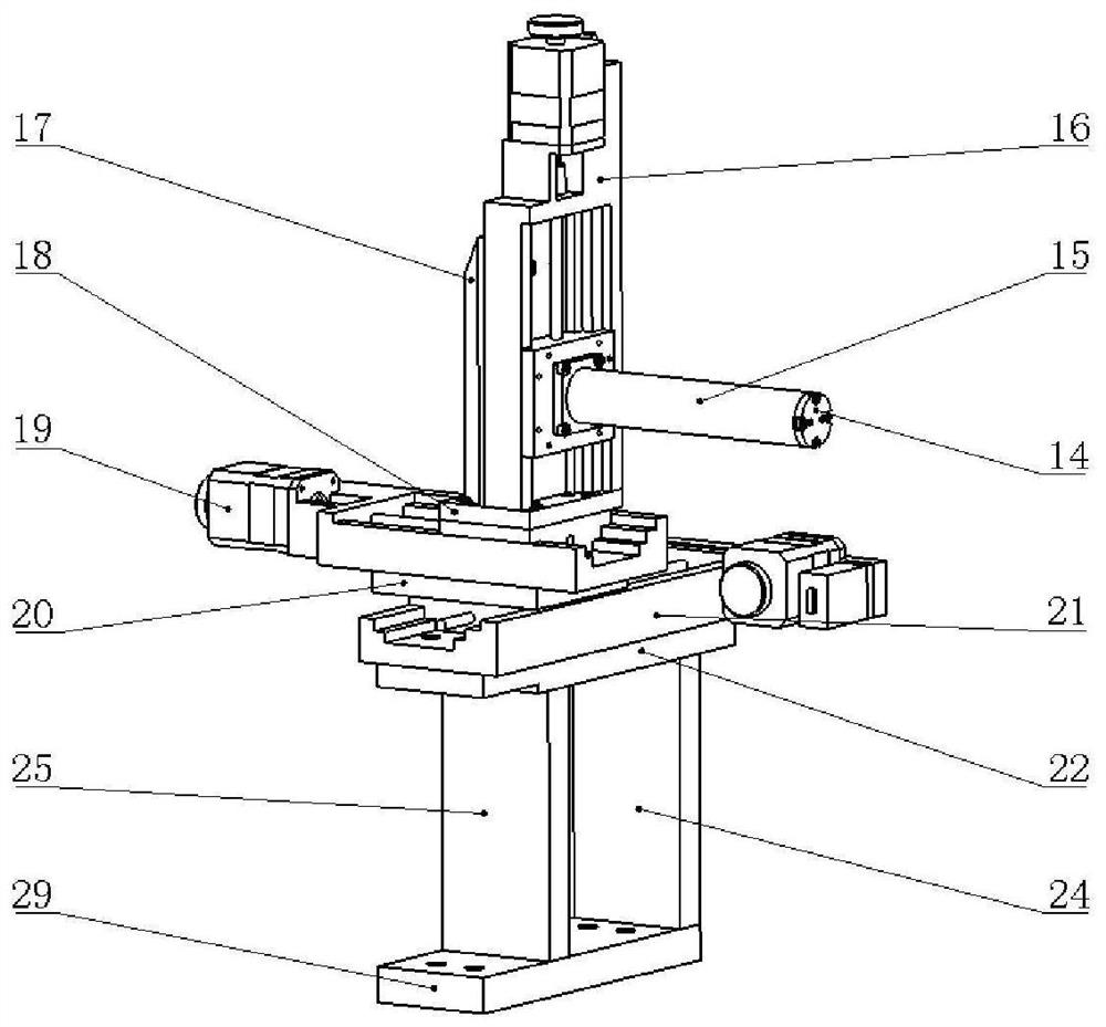 Stress distribution measuring device and method based on ultrasonic side waves