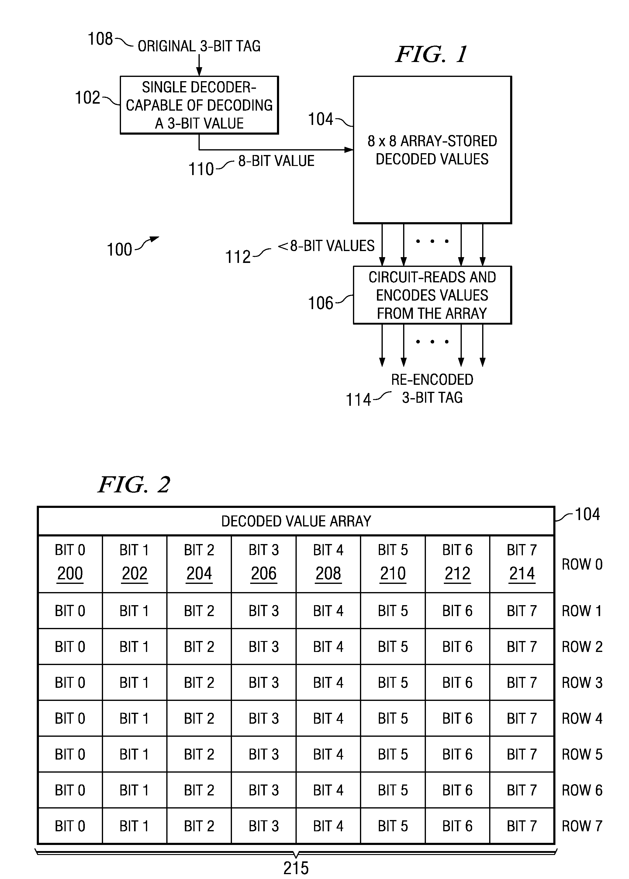 Efficient dynamic register file design for multiple simultaneous bit encodings