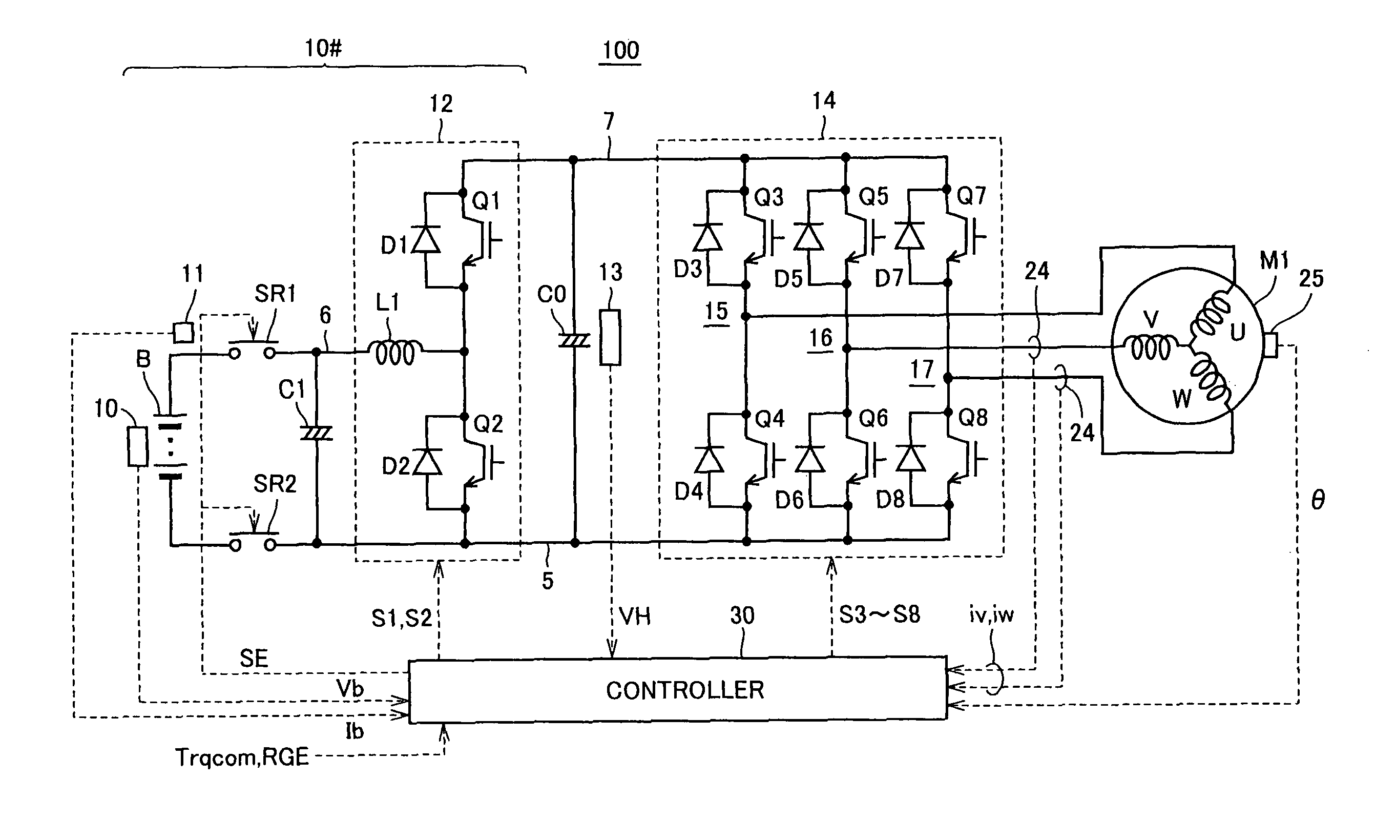 Drive controller and drive control method for electric motor