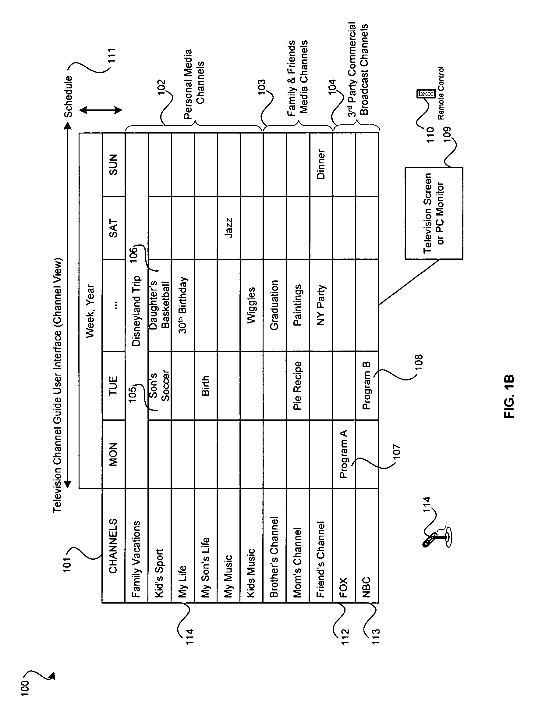 Method and system for mixing broadcast and stored media in a media exchange network