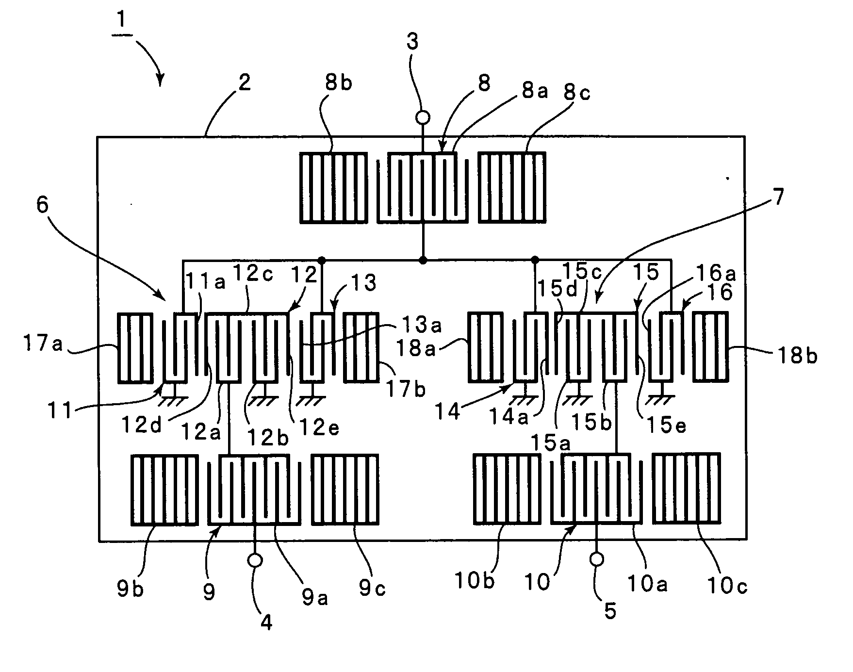 Balanced acoustic wave filter