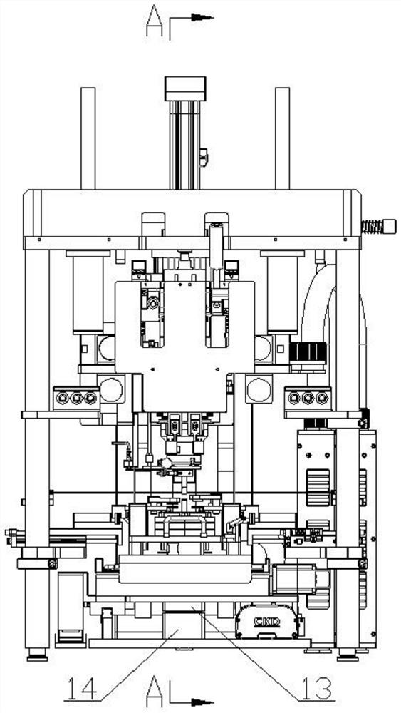 Spin riveting equipment suitable for automobile temperature regulator