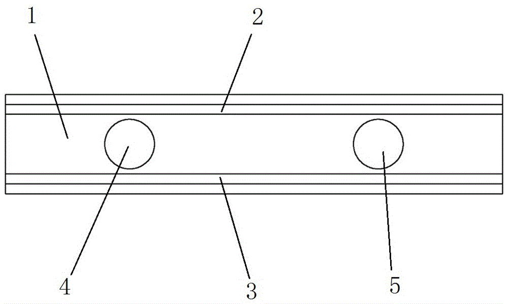 Sliding rail base of notch grinder