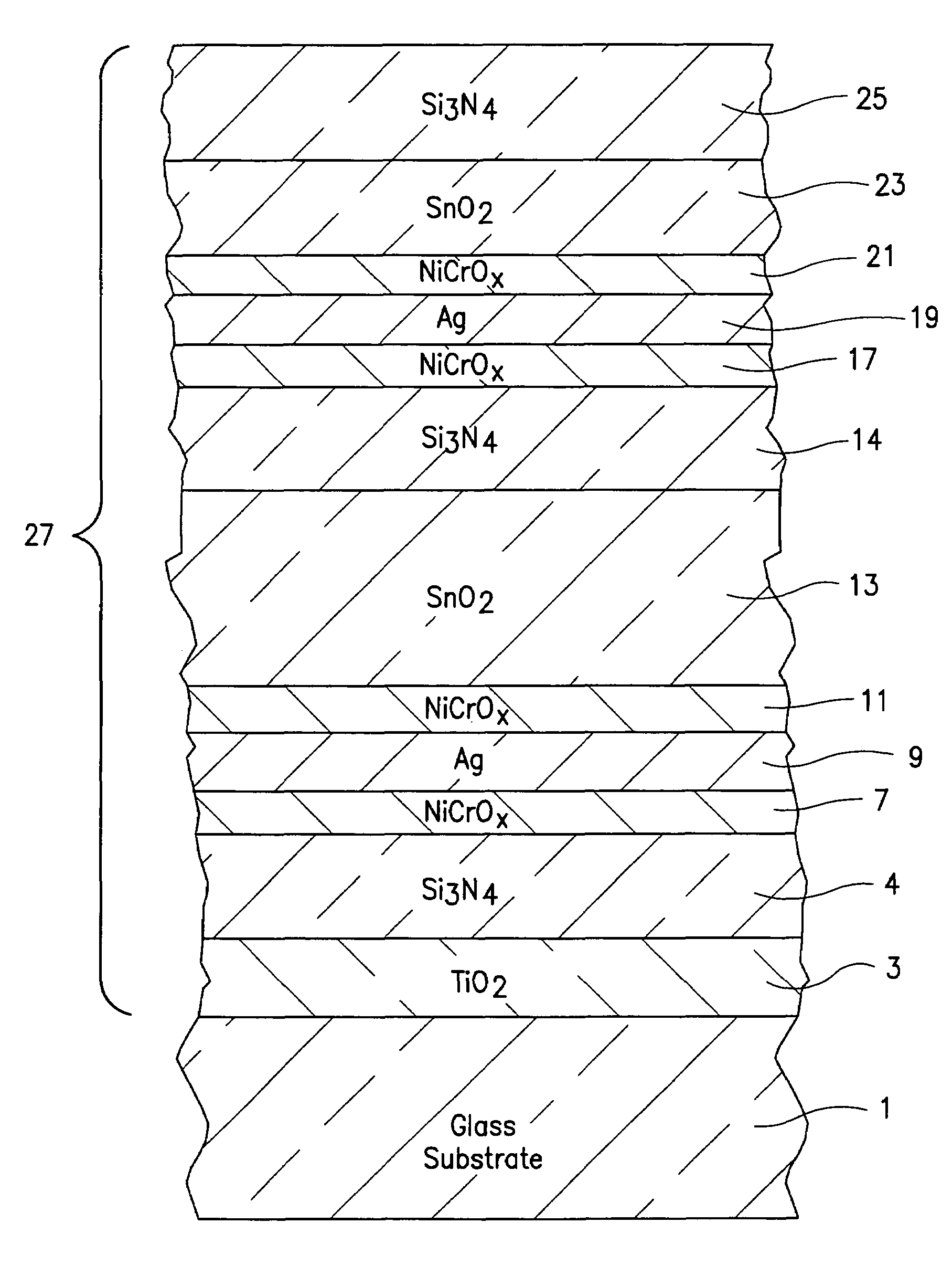 Heat treatable coated article with reduced color shift at high viewing angles