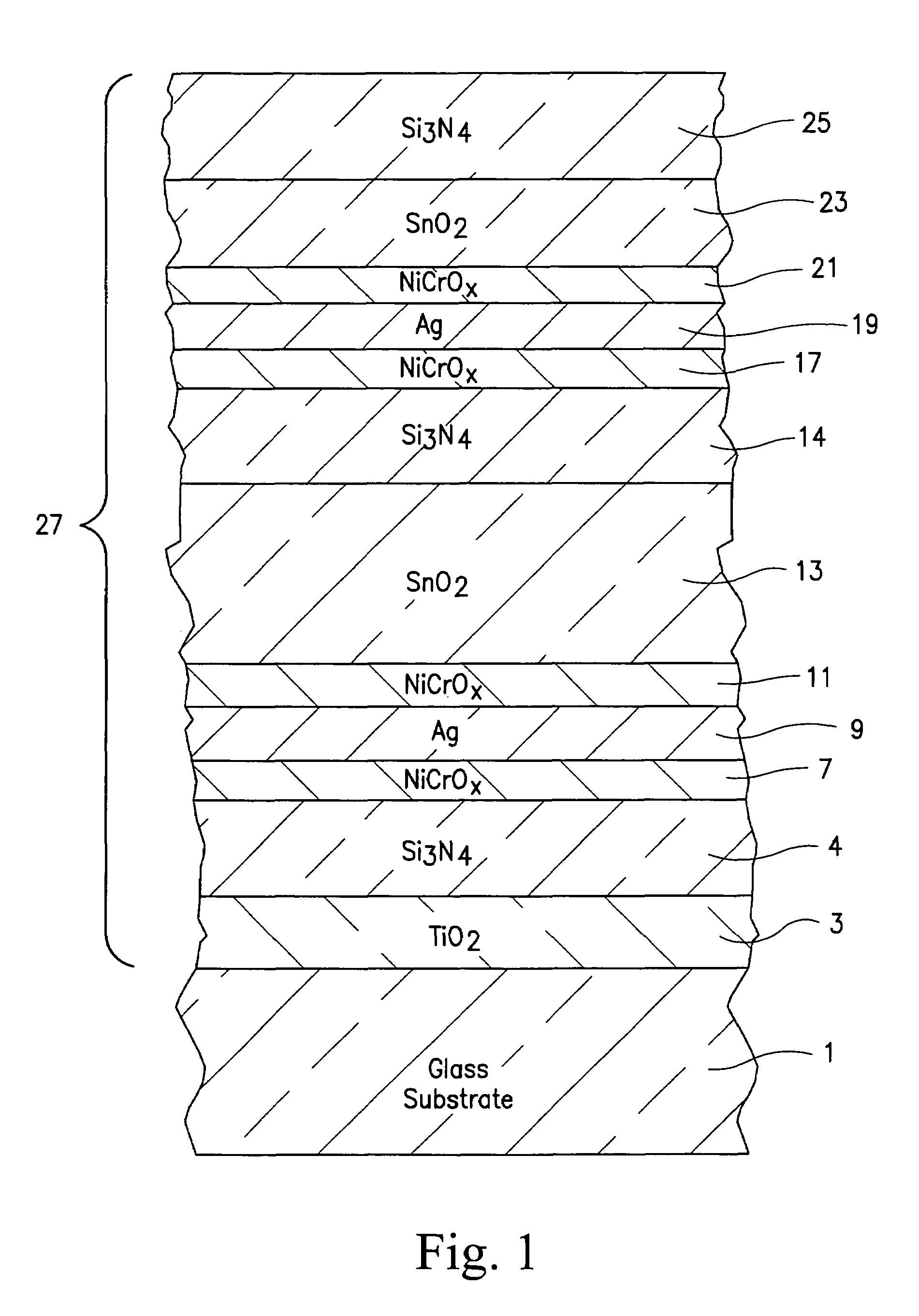 Heat treatable coated article with reduced color shift at high viewing angles