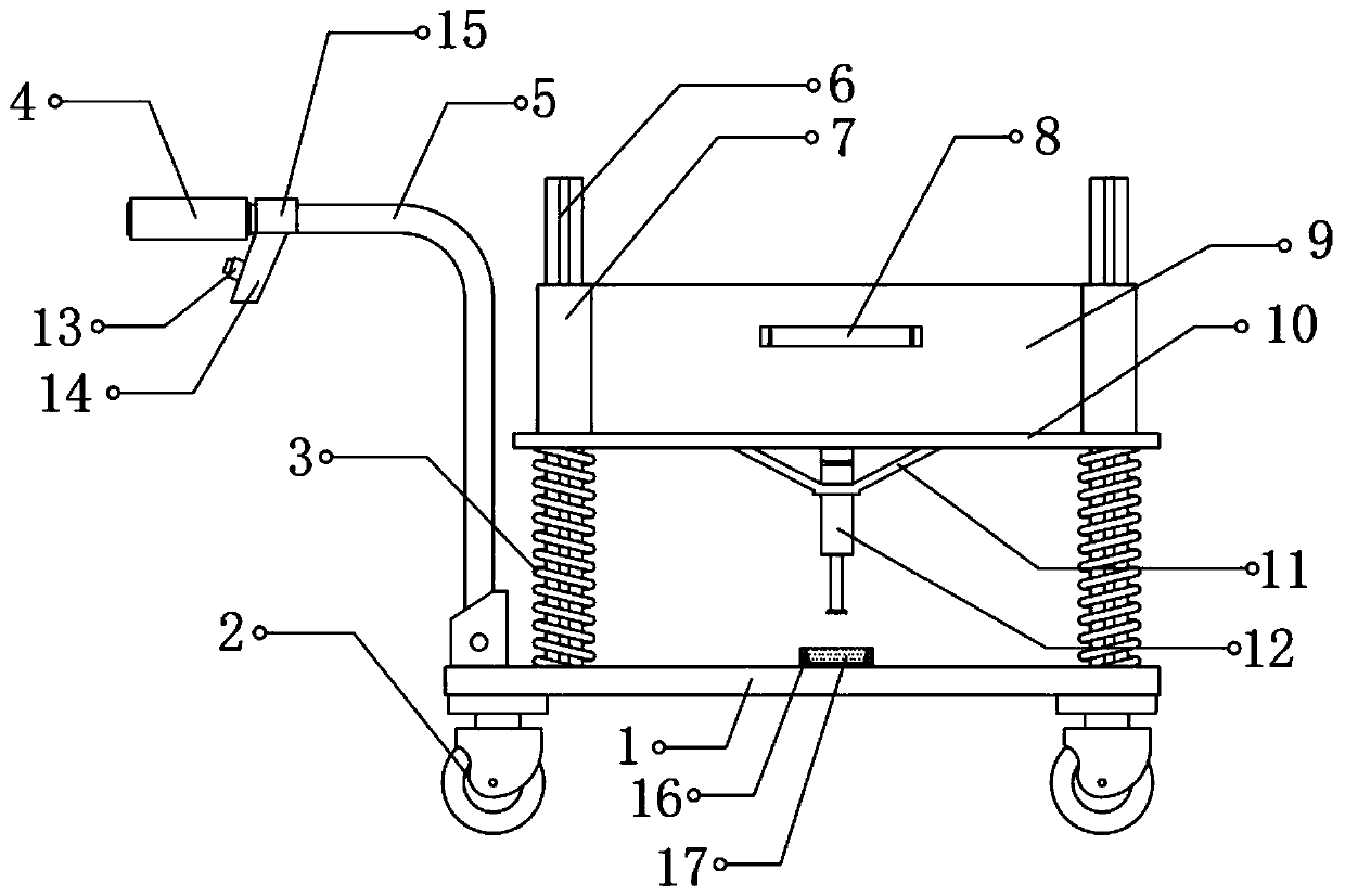 Transportation device for production of oil pipe joint of automobile