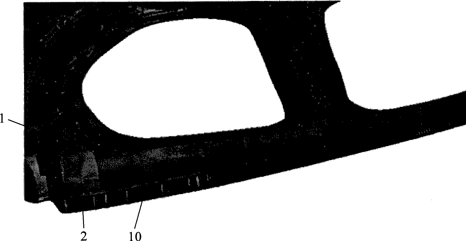 Process additional method for vehicle exterior panel