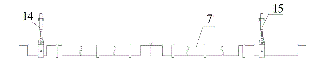 Replacing device and replacing method of high altitude 500-kilovolt strain fourfold insulator chain