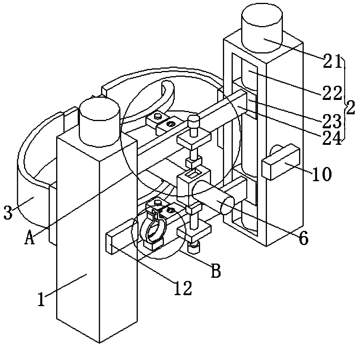 Oral-cavity supported trachea cannula fixator