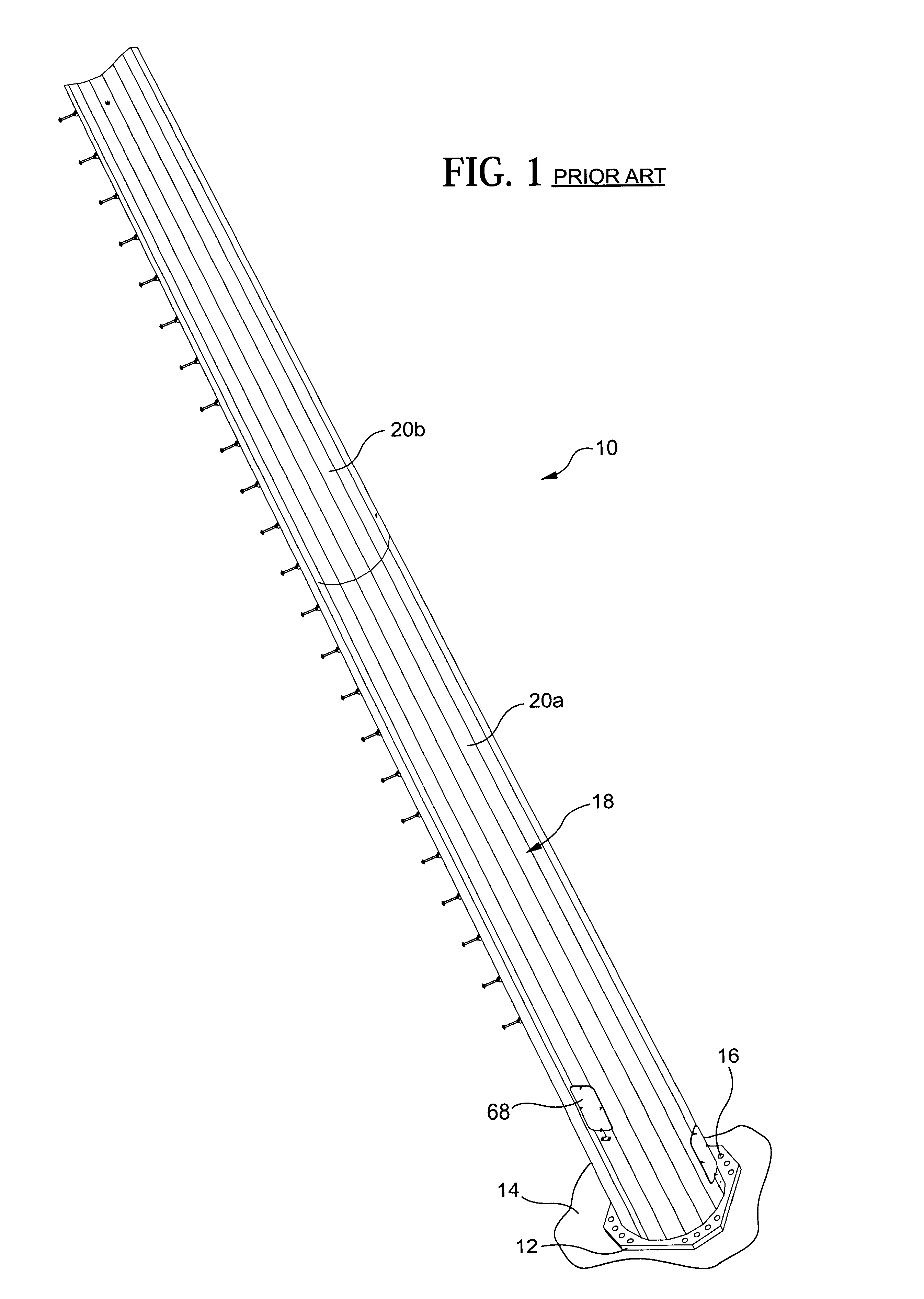 Pole reinforcing arrangement