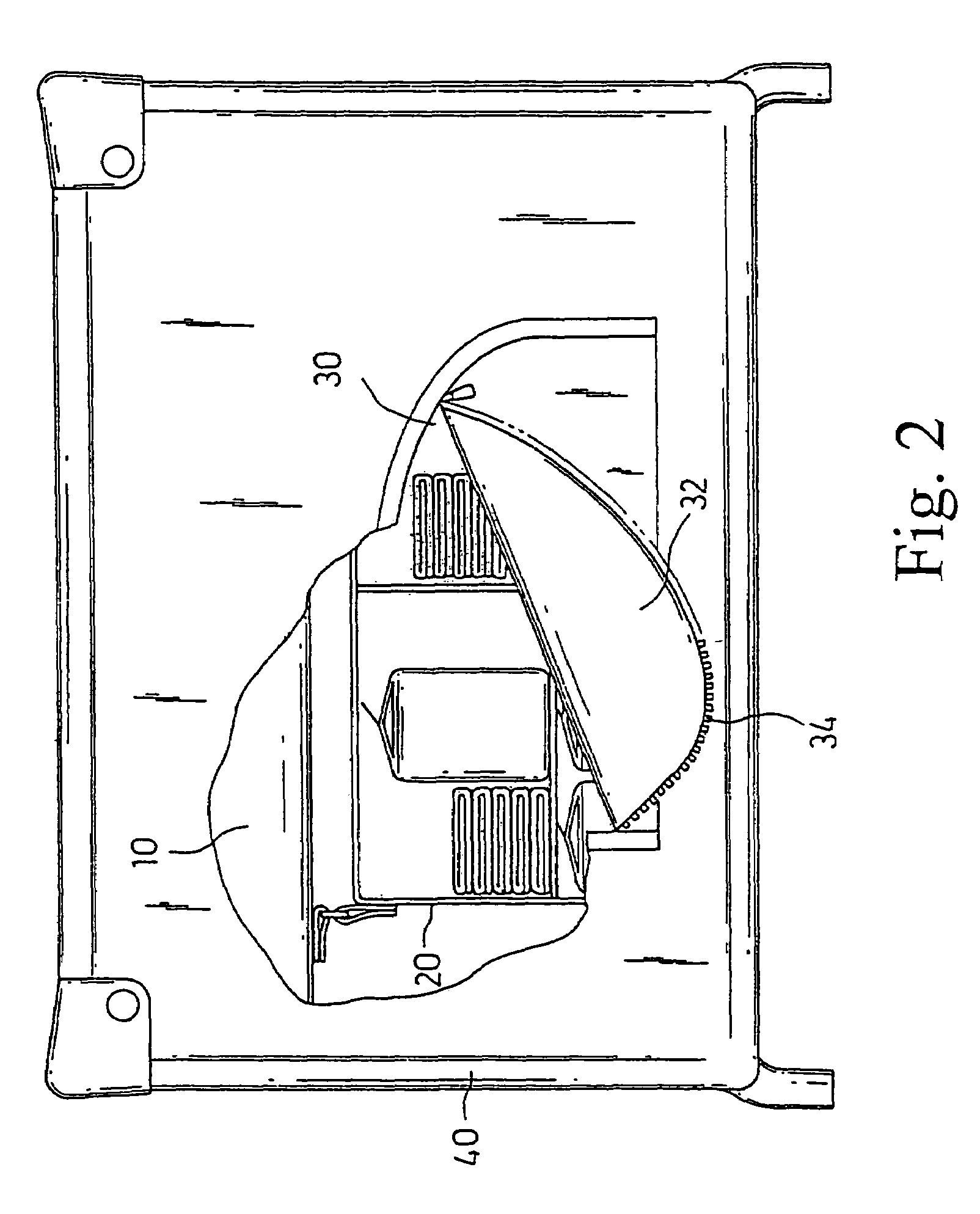 Bassinet having an accommodating space