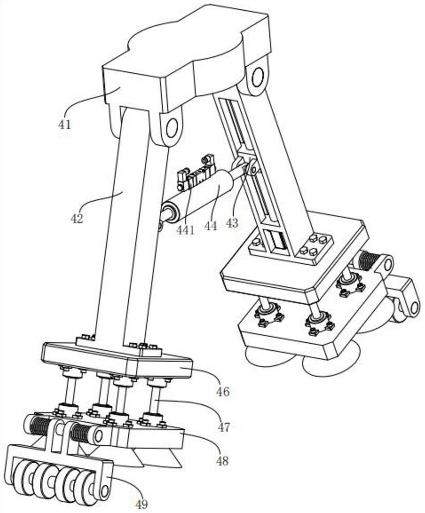 An integrated dismantling device and assembly line for scrapped automobiles