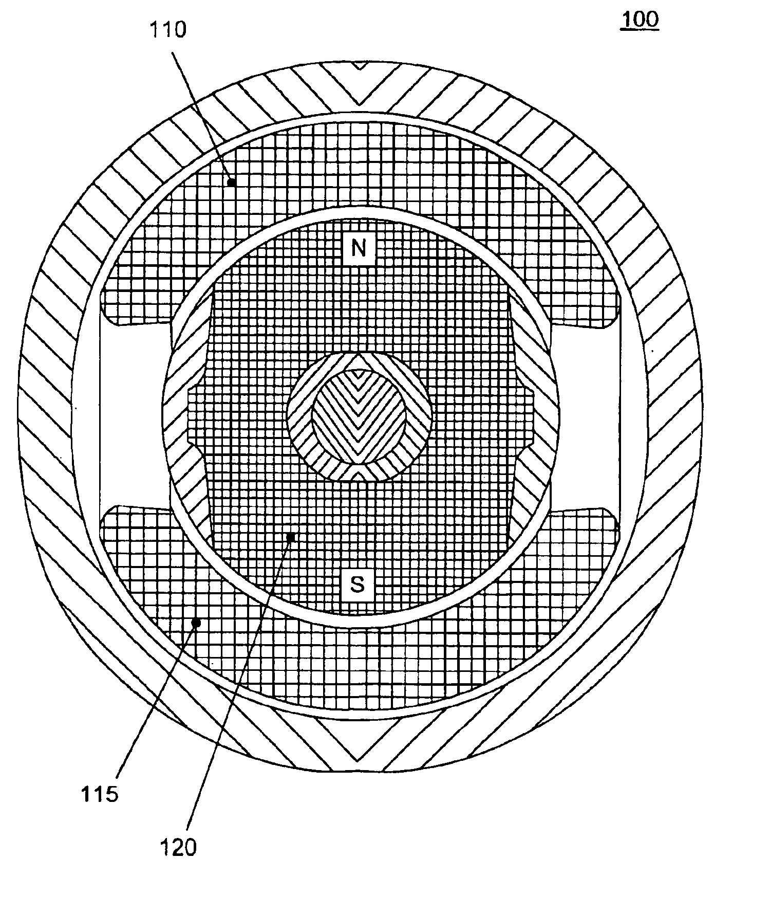 Alternating current axially oscillating motor