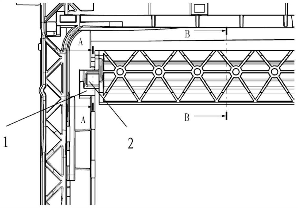 Automobile active air-inlet grille limiting structure