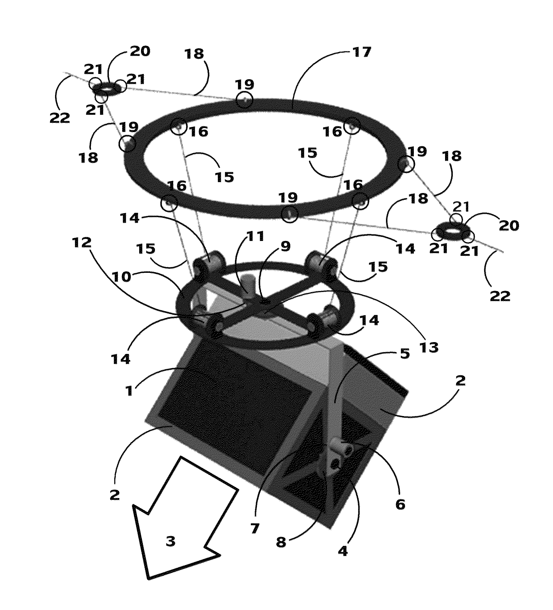 Non explosive process and device for triggering an avalanche