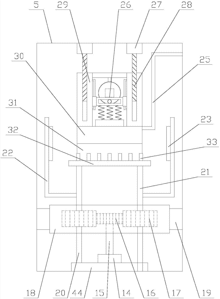 Gravitational pressurization casting equipment for automobile hub production