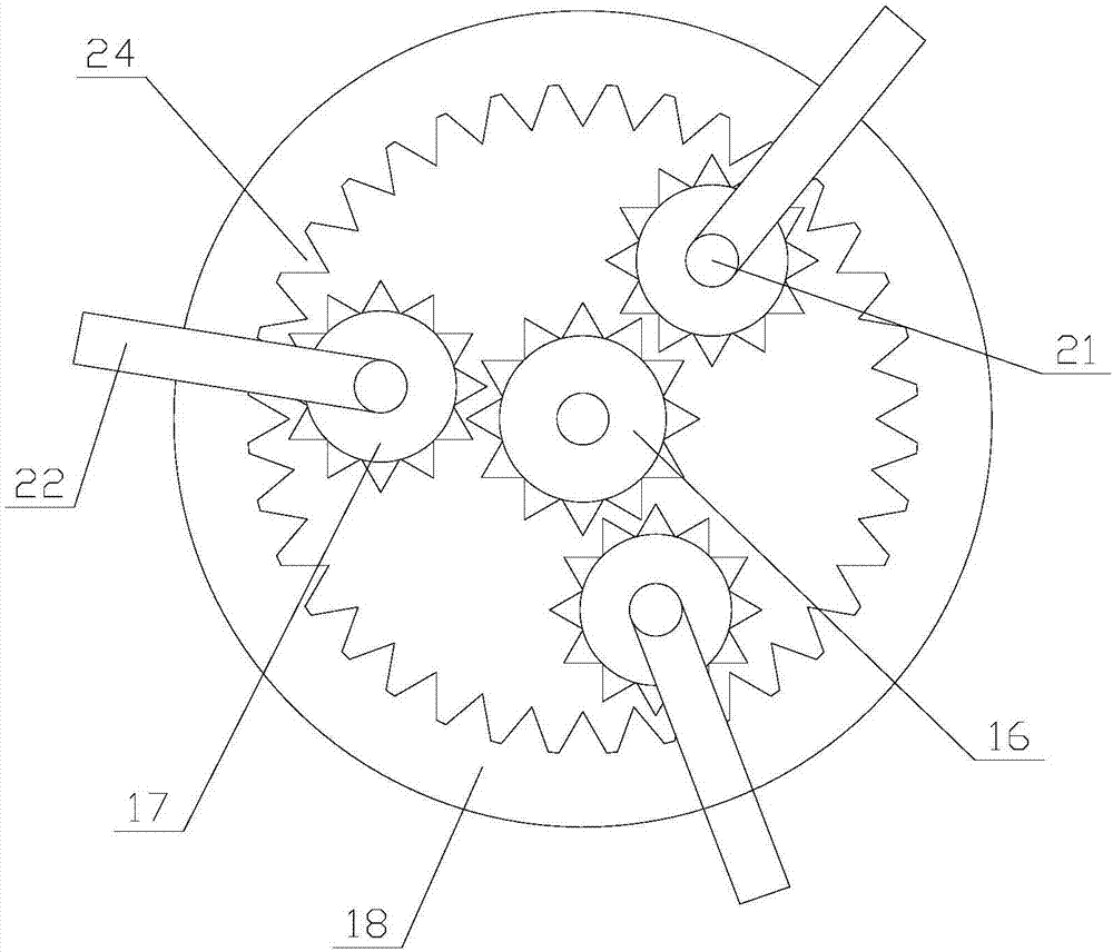 Gravitational pressurization casting equipment for automobile hub production