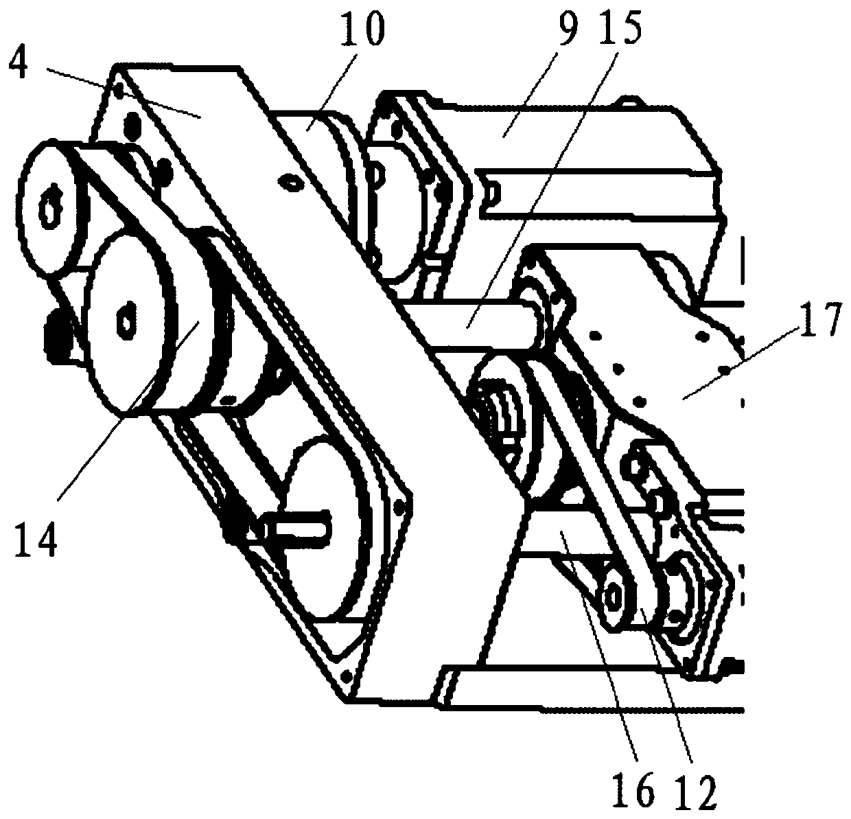 Tension and torsion composite in-situ tester applicable to neutron diffraction Euler ring