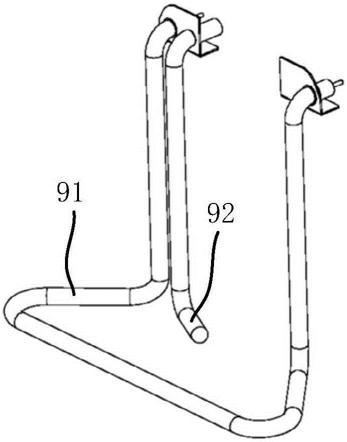 Fried food processing device