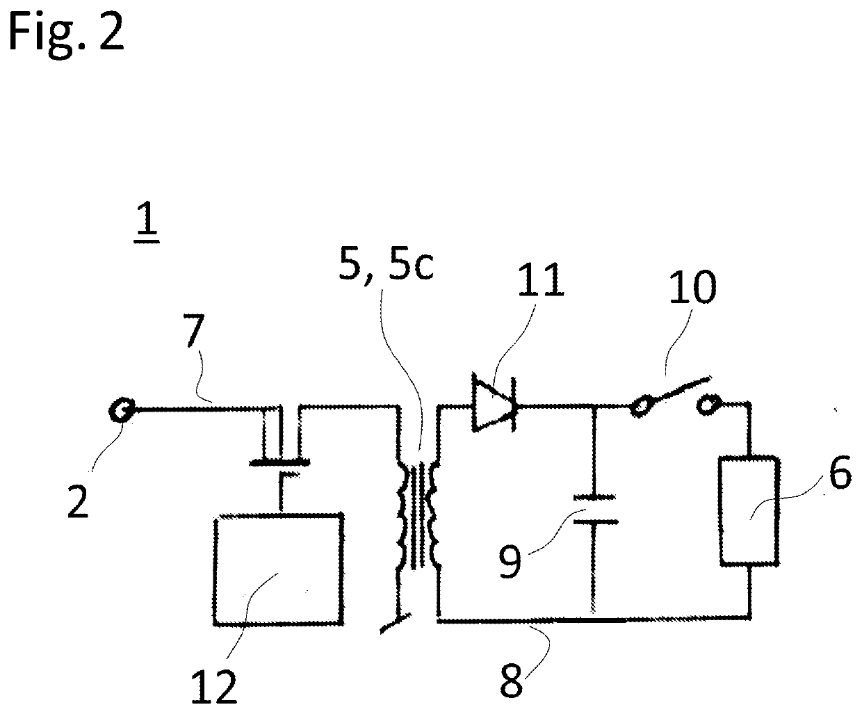 Power supply network and hybrid vehicle