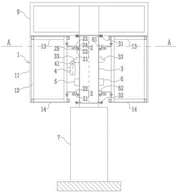 Display module of rotation information board