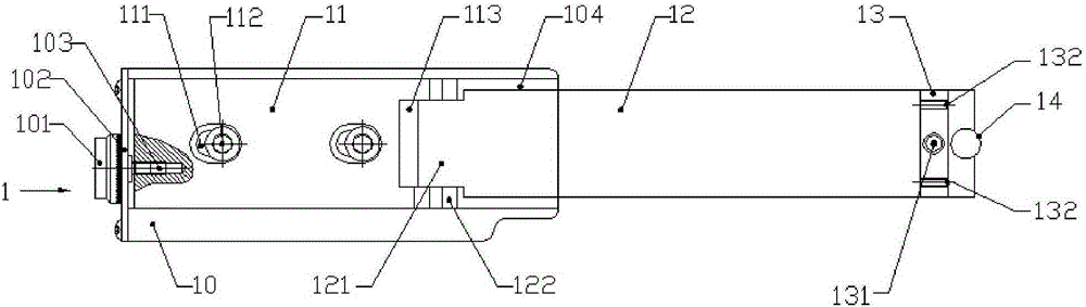 Blocking finger device of bending machine