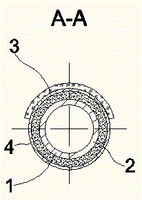 Overwater pipeline heat preservation device