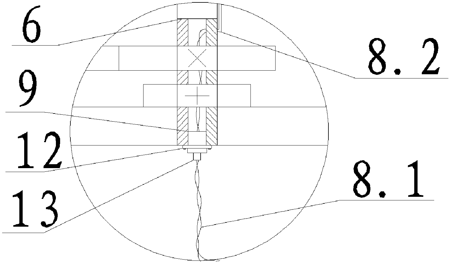 Switching-on system of rotary workpiece platform