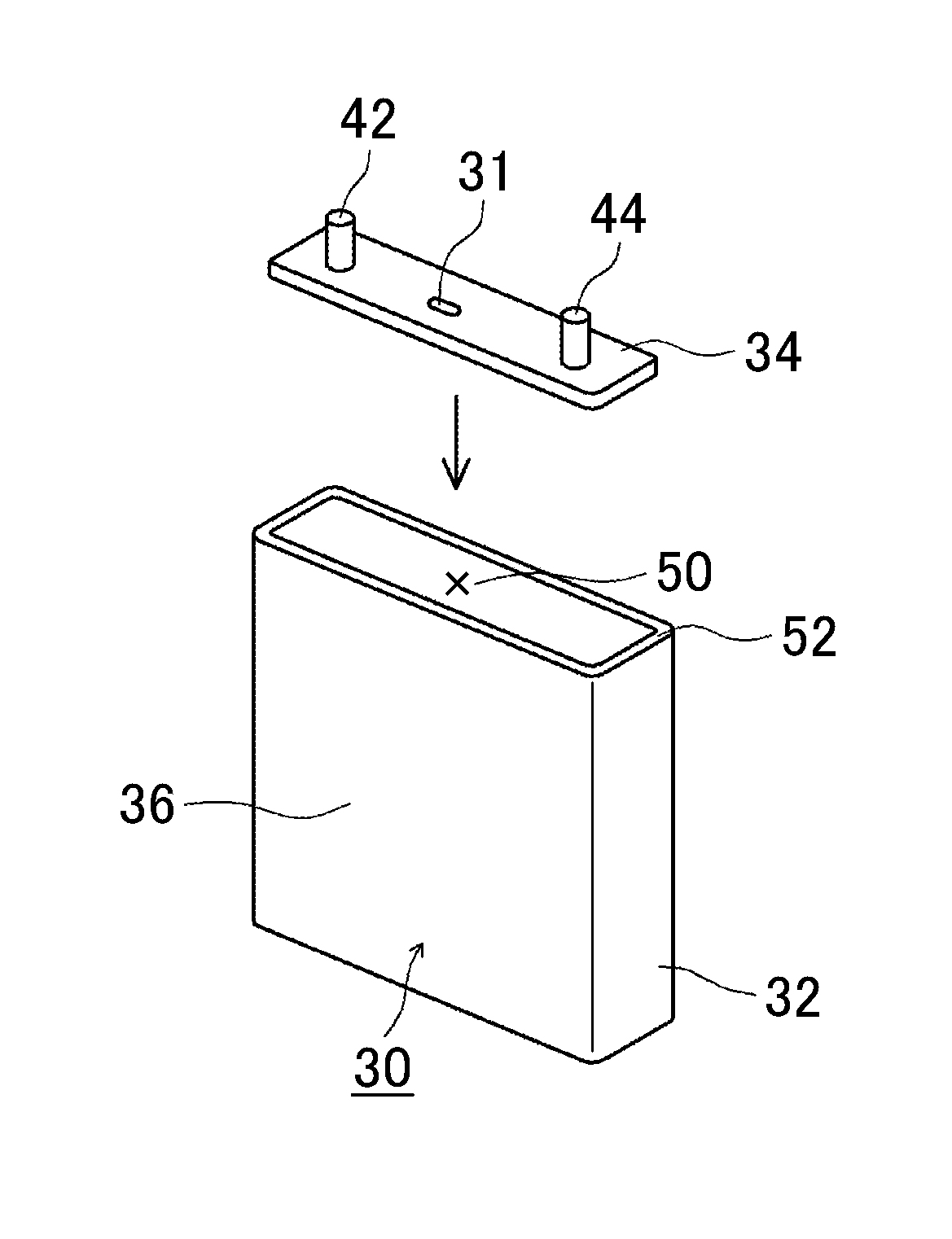 Sealed battery and a method for manufacturing the same