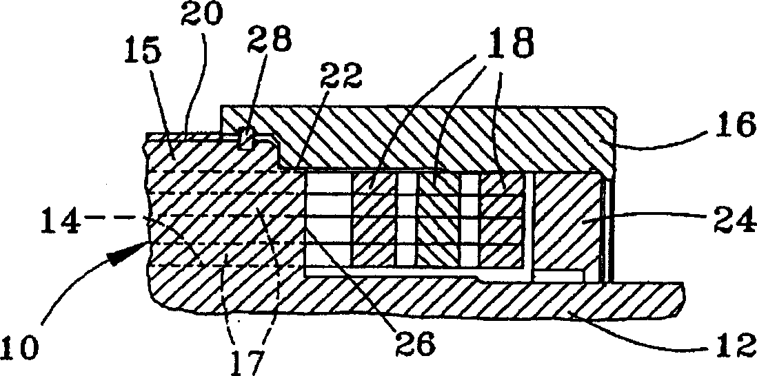 Retaining system for a rotor of a dynamoelectric machine