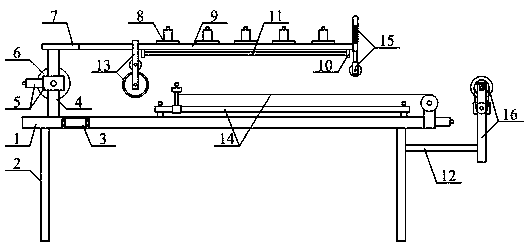 Chemical fiber drawing equipment for textile production