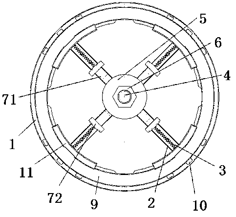 Vibration damping tool for machining thin-wall cylindrical workpieces