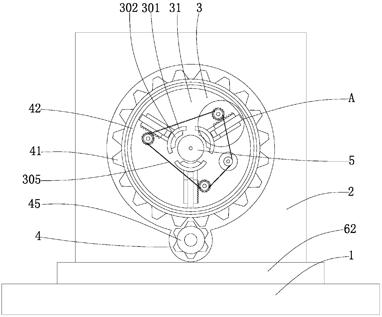 Automatic clamp for shaft part machining