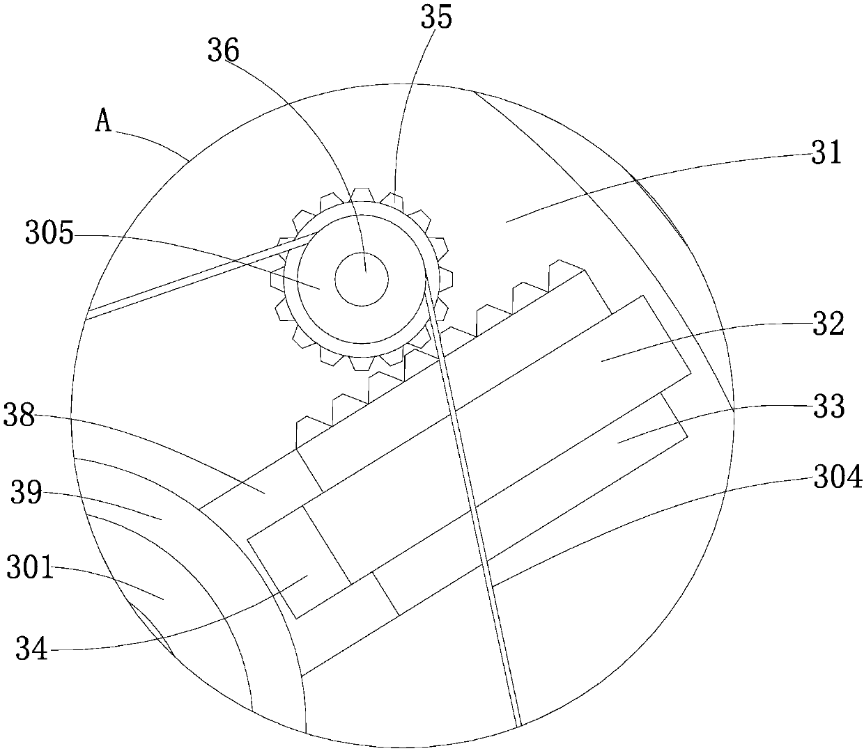 Automatic clamp for shaft part machining