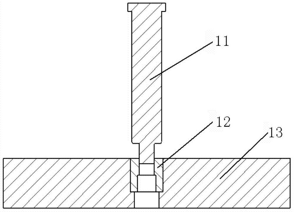 Hole flanging die