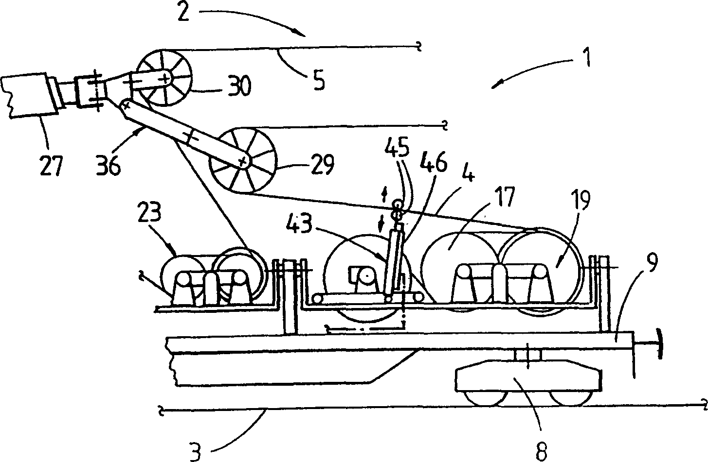 Contact net installing machine and its working process