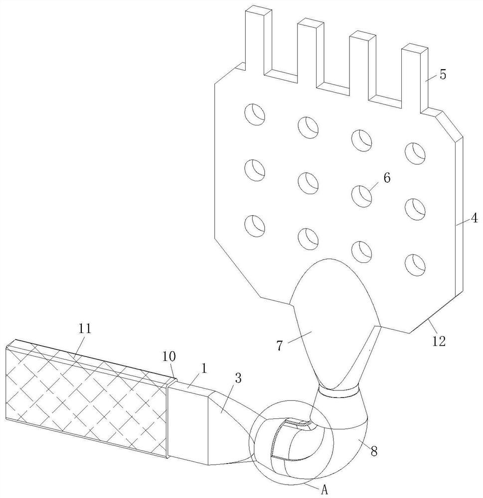 A low-voltage bypass copper busbar