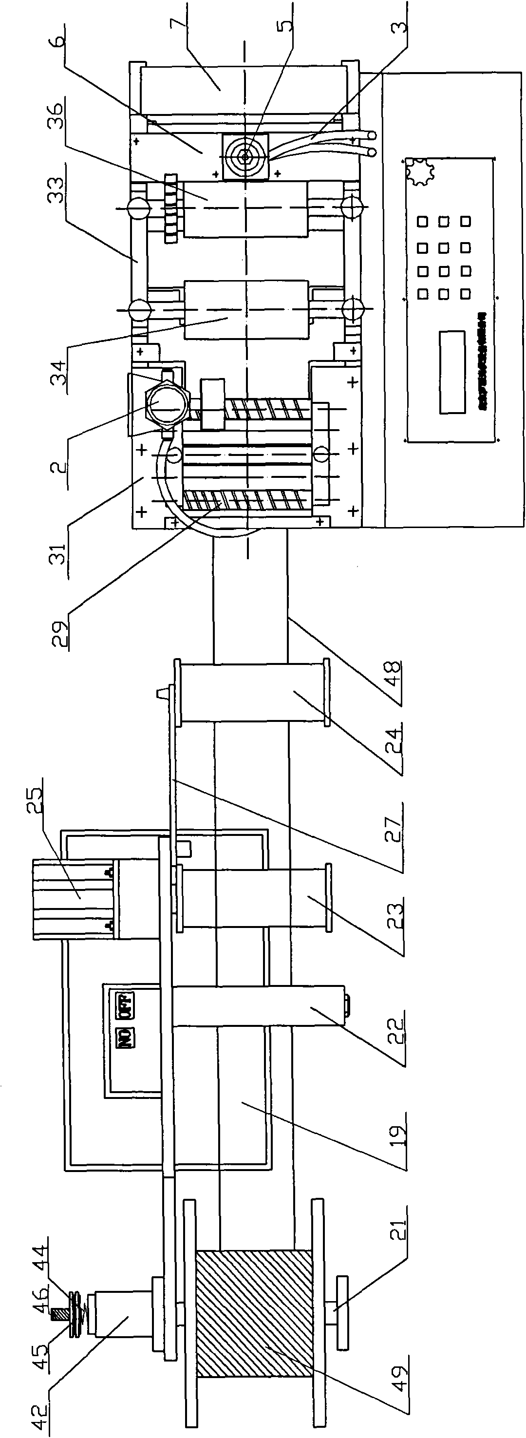 Full-automatic welding strip cutting bender